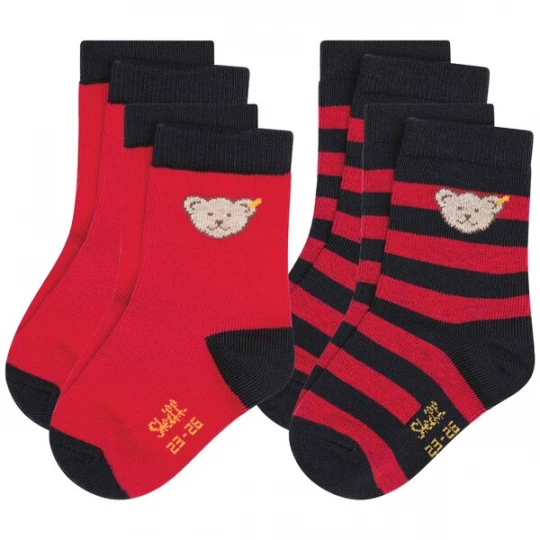 Foto van product Steiff Collection Sokken rood / zwart