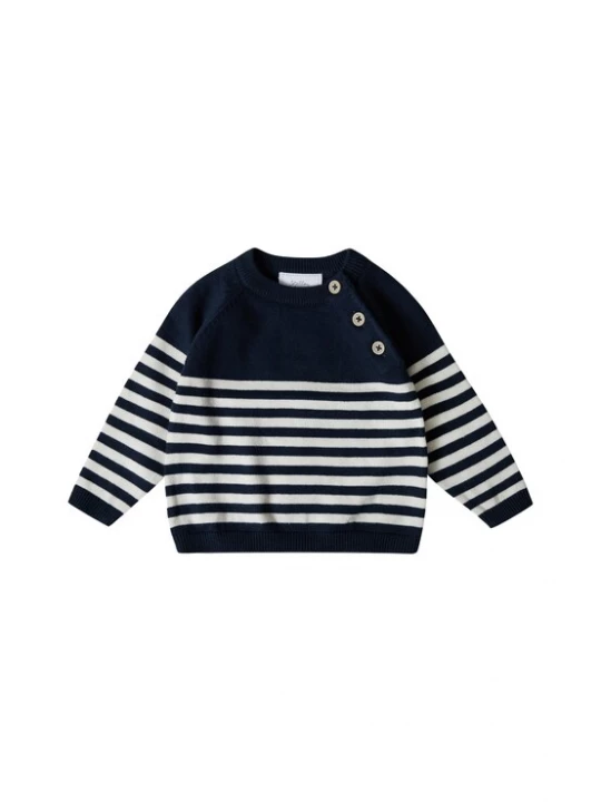 Foto van product Stellou & Friends Trui donkerblauw / wit