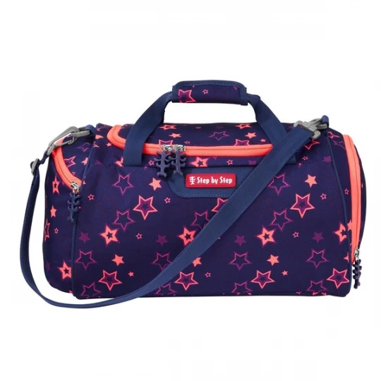 Foto van product STEP BY STEP Sporttas lila / zalm roze