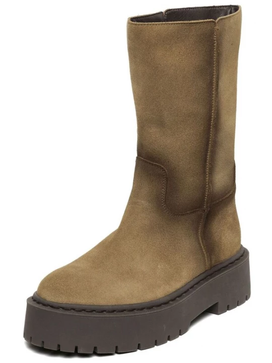 Foto van product STEVE MADDEN Enkellaarsjes 'Soleil' sepia / ombergrijs