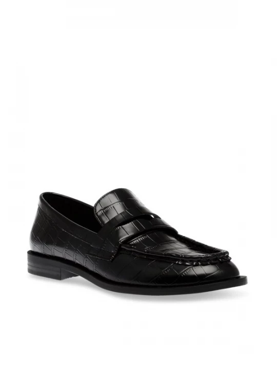 Foto van product STEVE MADDEN Mocassins 'Harlem Black Croco Shoes' zwart