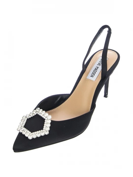 Foto van product STEVE MADDEN Pumps 'LUCENT BLACK SATIN' zwart