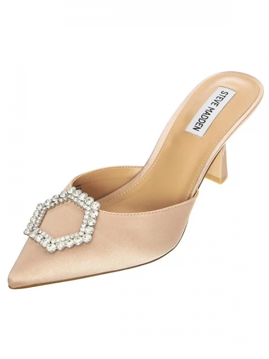 Foto van product STEVE MADDEN Pumps 'Womens Luxe City Nude Satin Sandals' beige