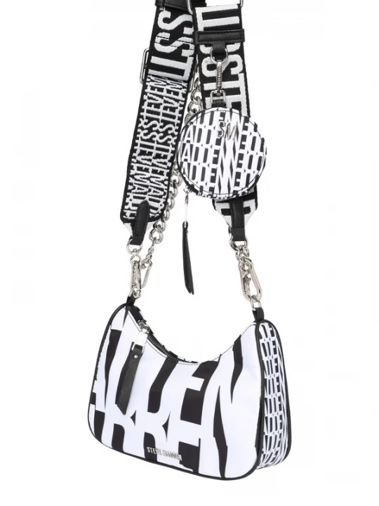 Foto van product STEVE MADDEN Schoudertas 'BVISUAL' zwart / wit