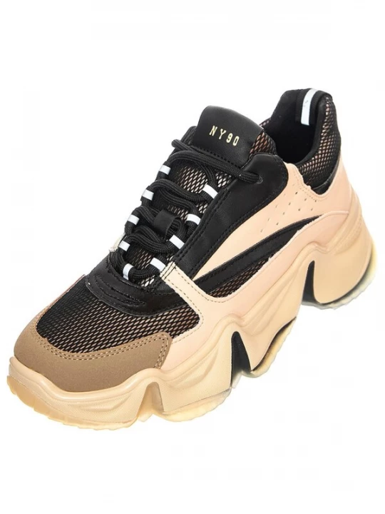 Foto van product STEVE MADDEN Sportieve veterschoen 'CITY SOUL ROSE GOLD MULTI' gemengde kleuren