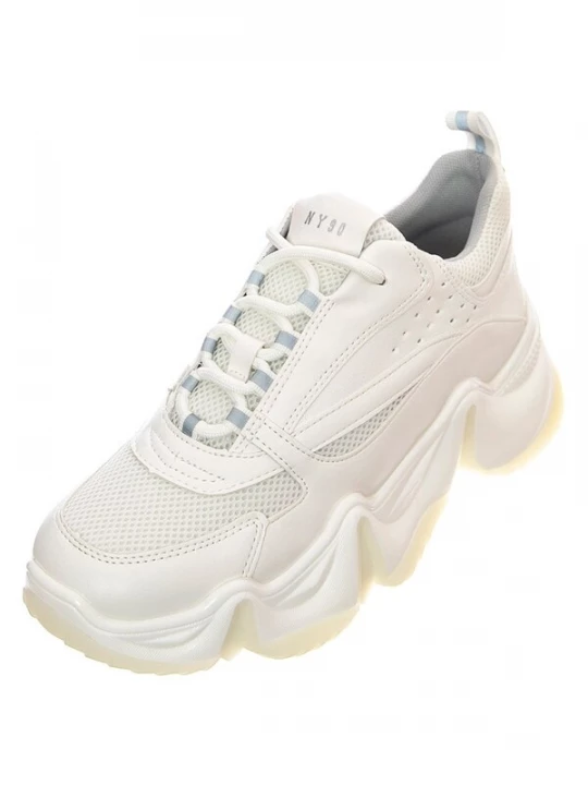 Foto van product STEVE MADDEN Sportieve veterschoen 'CITY SOUL WHITE' wit