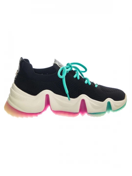 Foto van product STEVE MADDEN Sportieve veterschoen 'CITYSCAPE BLK / MINT BLACK' zwart