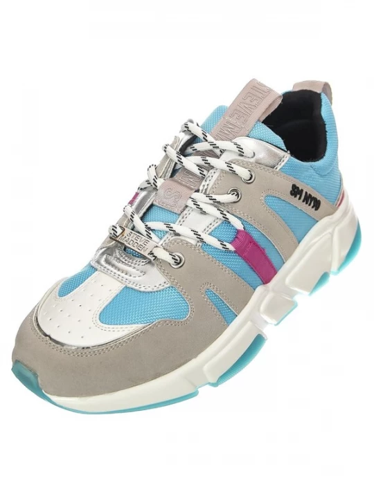 Foto van product STEVE MADDEN Sportieve veterschoen 'W' Gamegirl Grey / Blue Shoes' gemengde kleuren