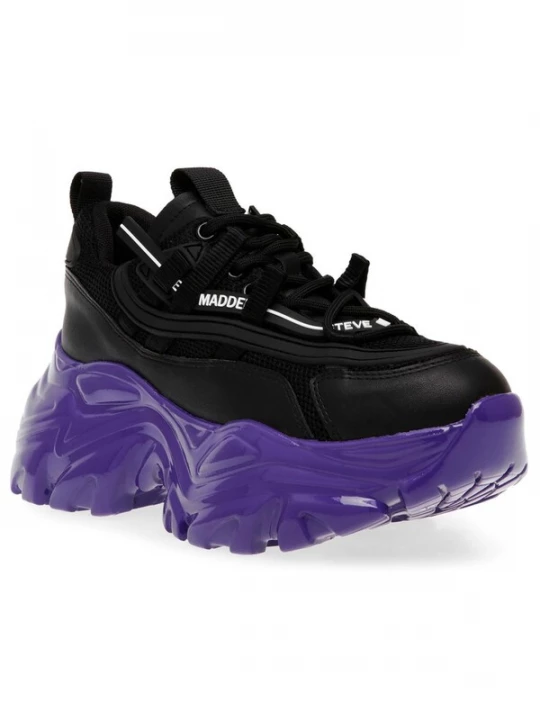 Foto van product STEVE MADDEN Sportieve veterschoen 'W Recoupe Black / Purple Shoes' zwart