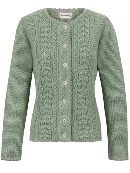Foto van product STOCKERPOINT Gebreid vest 'Mabella' groen gemêleerd