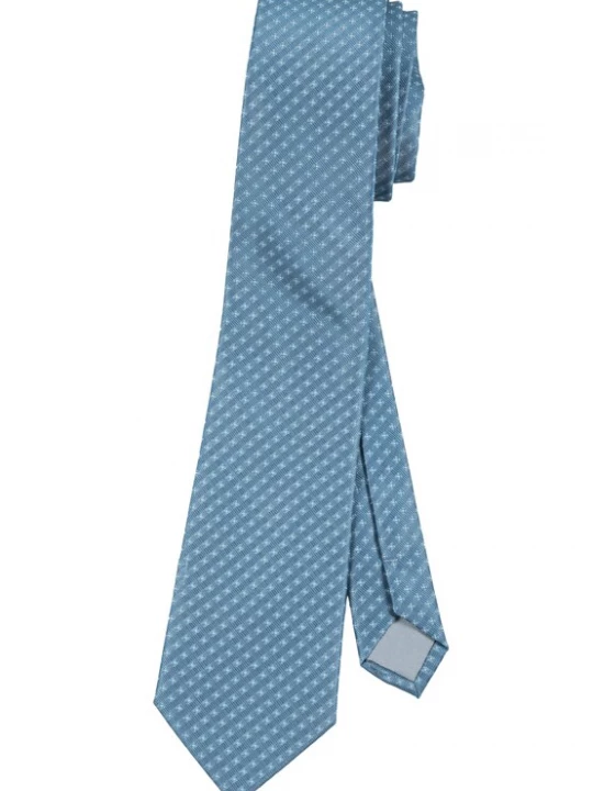 Foto van product STOCKERPOINT Stropdas 'Hugo' turquoise / cyaan blauw / wit