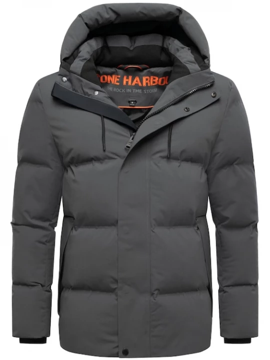 Foto van product STONE HARBOUR Functionele jas 'Taviaan XX' donkergrijs