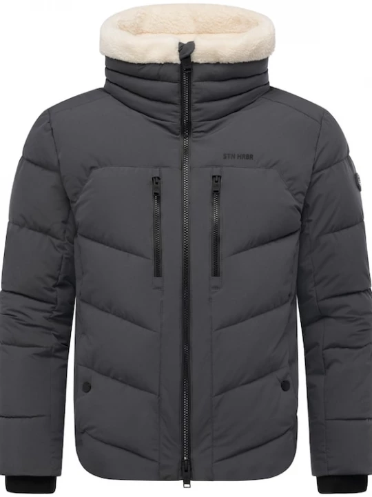 Foto van product STONE HARBOUR Winterjas 'Ansello XX' antraciet