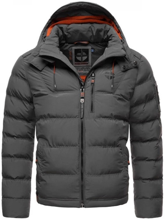 Foto van product STONE HARBOUR Winterjas 'Arvidoo' donkergrijs