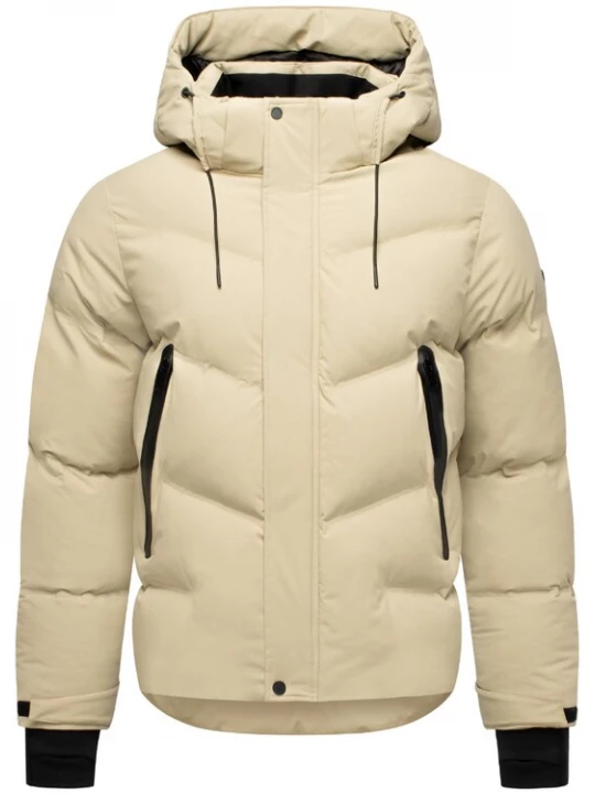 Foto van product STONE HARBOUR Winterjas beige / zwart