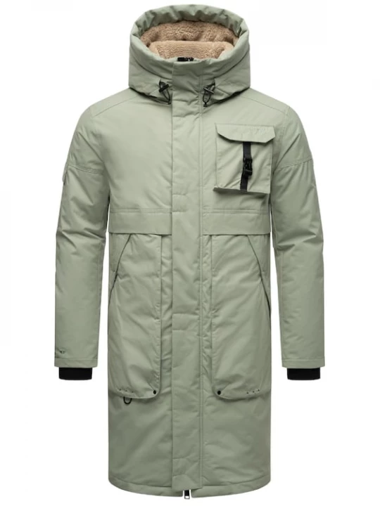 Foto van product STONE HARBOUR Winterjas 'Cyriaan XX' pastelgroen