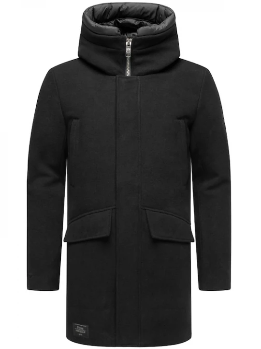 Foto van product STONE HARBOUR Winterjas 'Fenroos' zwart
