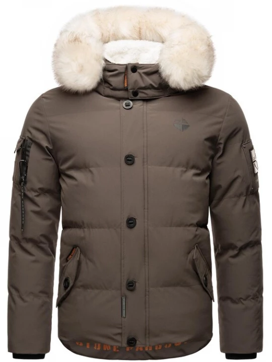 Foto van product STONE HARBOUR Winterjas 'Halvaar' antraciet