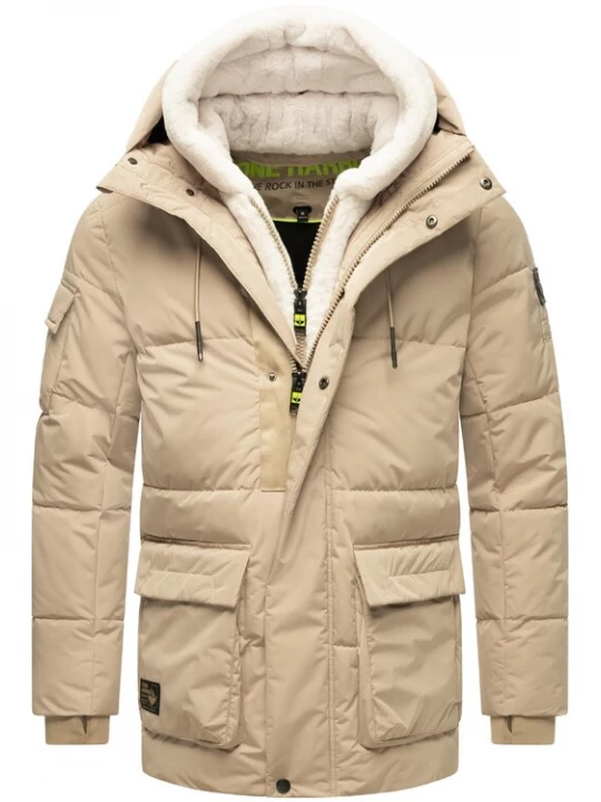 Foto van product STONE HARBOUR Winterjas 'Lauro XX' beige