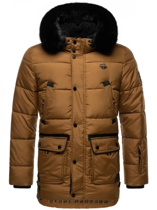 Foto van product STONE HARBOUR Winterjas 'Mironoo' bruin