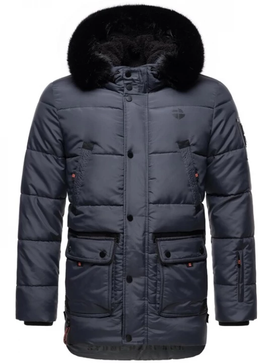 Foto van product STONE HARBOUR Winterjas 'Mironoo' donkerblauw