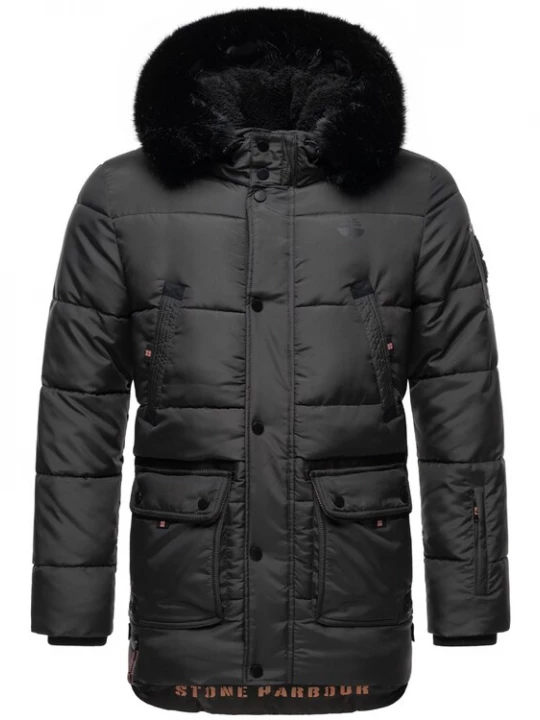 Foto van product STONE HARBOUR Winterjas 'Mironoo' zwart