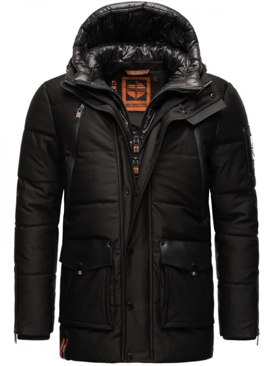 Foto van product STONE HARBOUR Winterjas 'Mitjaa' zwart