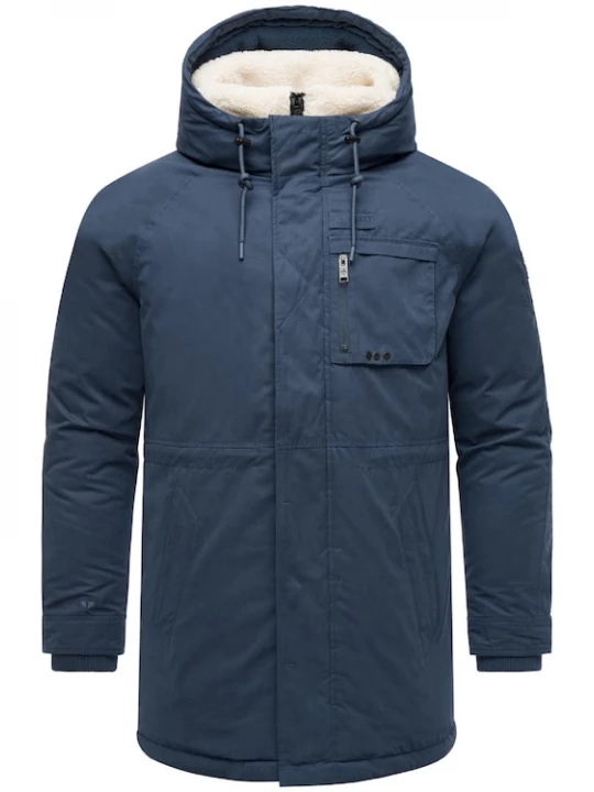 Foto van product STONE HARBOUR Winterjas 'Navroos XX' ecru / navy