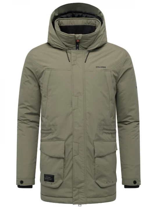 Foto van product STONE HARBOUR Winterjas 'Wadiim XX' kaki