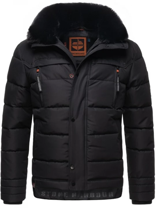 Foto van product STONE HARBOUR Winterjas 'Witaas' zwart