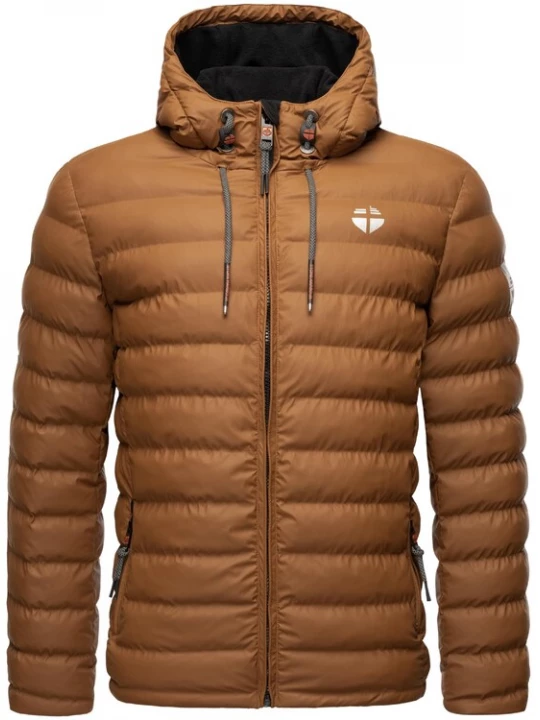 Foto van product STONE HARBOUR Winterjas 'Zaharoo' lichtbruin / wit