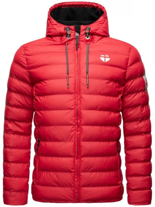 Foto van product STONE HARBOUR Winterjas 'Zaharoo' rood / wit