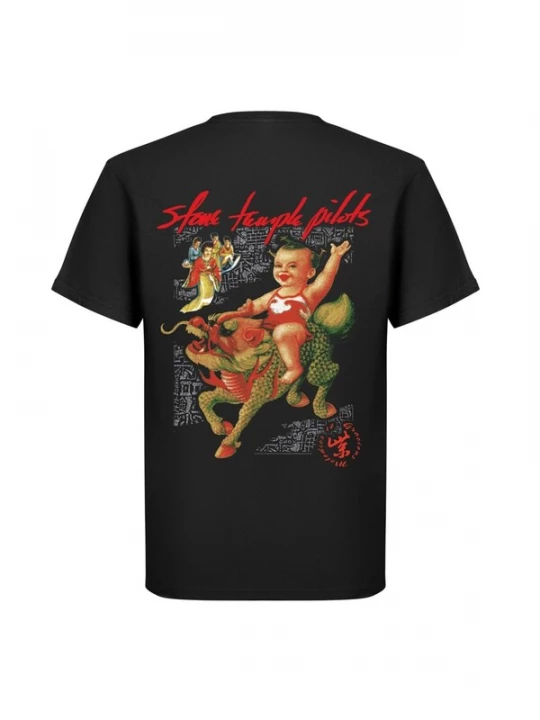 Foto van product Stone Temple Pilots Shirt 'Stone Temple Pilots Purple Pilots T-Shirt' zwart