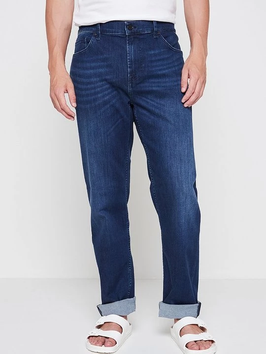 Foto van product Straight leg jeans 7 For All Mankind donkerblauw