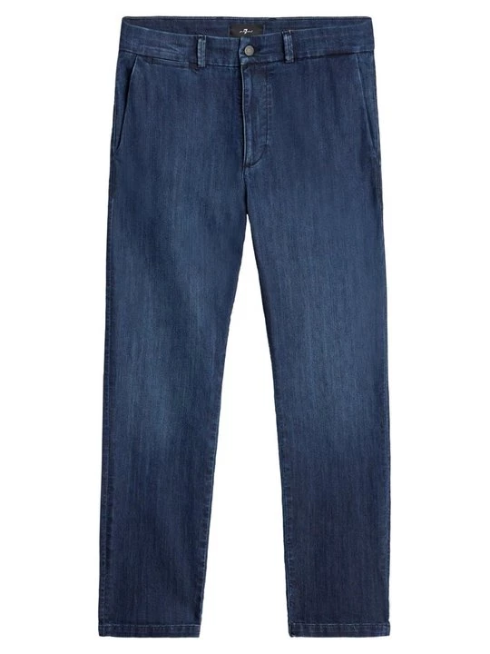 Foto van product Straight leg jeans 7 For All Mankind donkerblauw denim