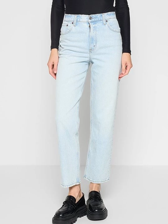 Foto van product Straight leg jeans Abercrombie & Fitch lichtblauw
