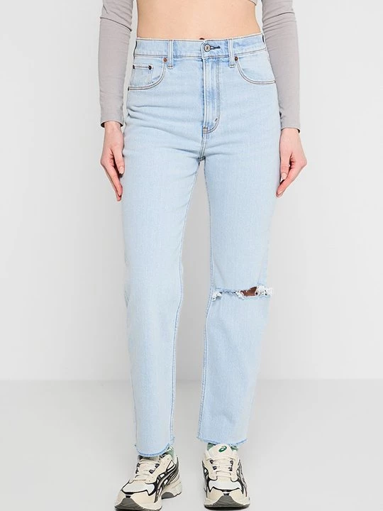 Foto van product Straight leg jeans Abercrombie & Fitch lichtblauw