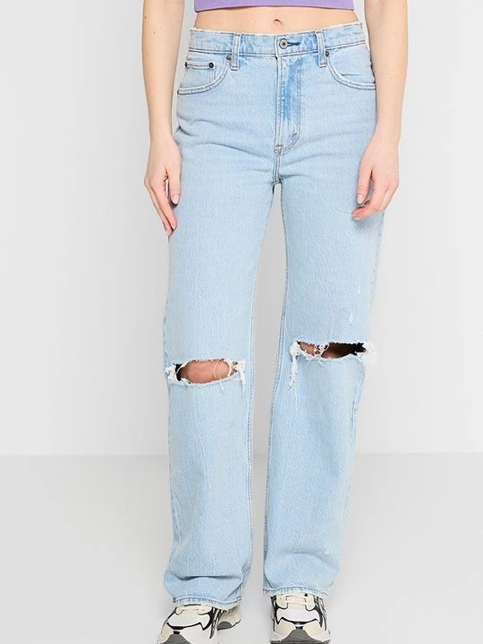 Foto van product Straight leg jeans Abercrombie & Fitch lichtblauw