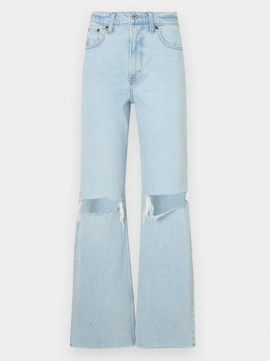 Foto van product Straight leg jeans Abercrombie & Fitch lichtblauw denim