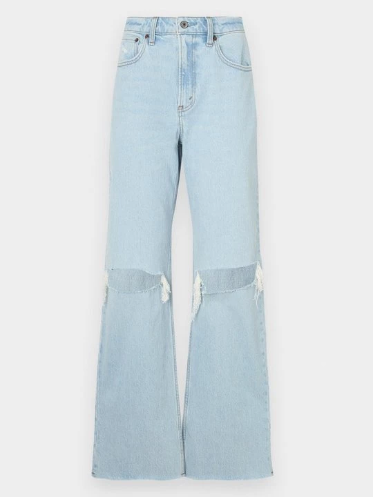 Foto van product Straight leg jeans Abercrombie & Fitch lichtblauw denim