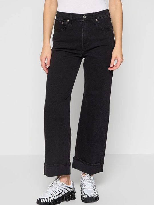 Foto van product Straight leg jeans Abercrombie & Fitch zwart