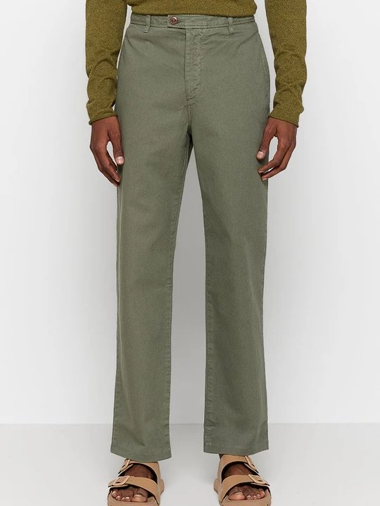 Foto van product Straight leg jeans American Vintage olijfgroen