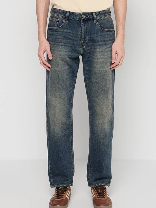 Foto van product Straight leg jeans Armani Exchange donkerblauw denim