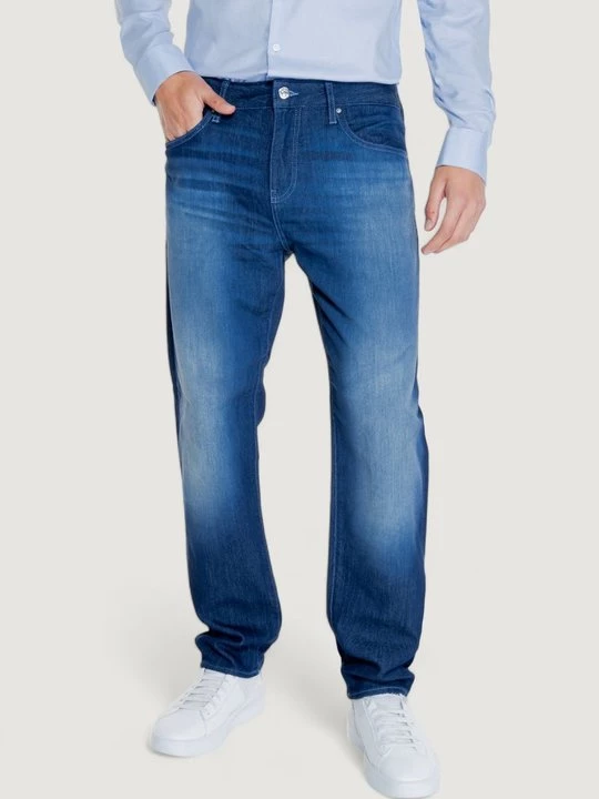 Foto van product Straight leg jeans Armani Exchange donkerblauw denim