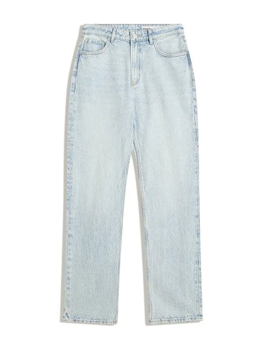 Foto van product Straight leg jeans Bershka lichtblauw