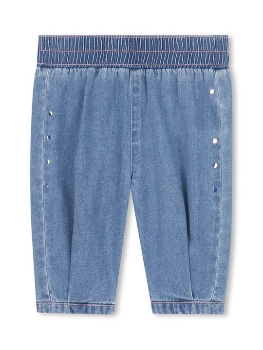 Foto van product Straight leg jeans Billieblush donkerblauw denim