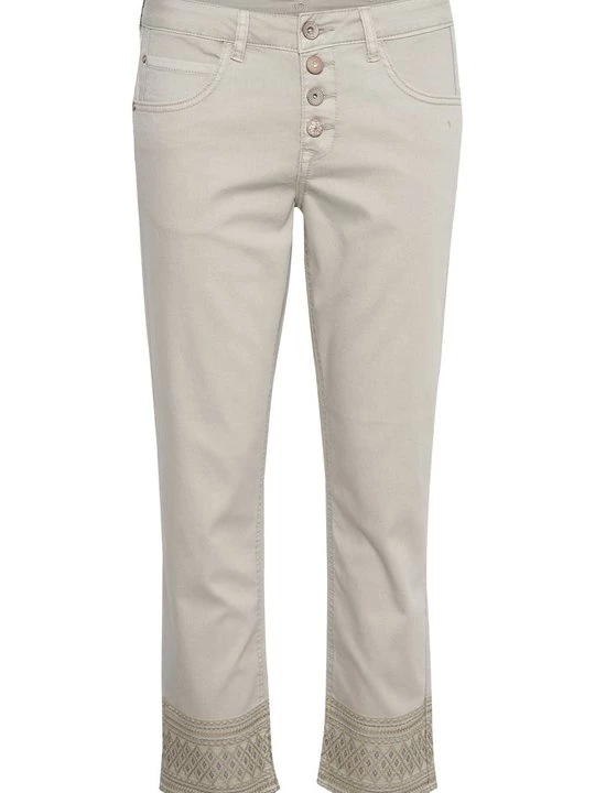 Foto van product Straight leg jeans Cream zilverkleurig