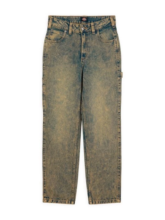 Foto van product Straight leg jeans Dickies lichtgeel