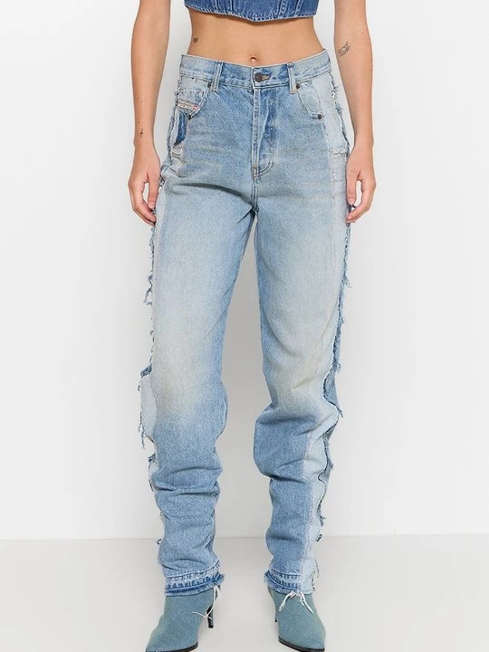 Foto van product Straight leg jeans Diesel blauw