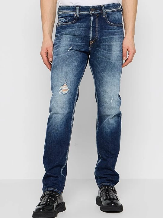 Foto van product Straight leg jeans Diesel blauw
